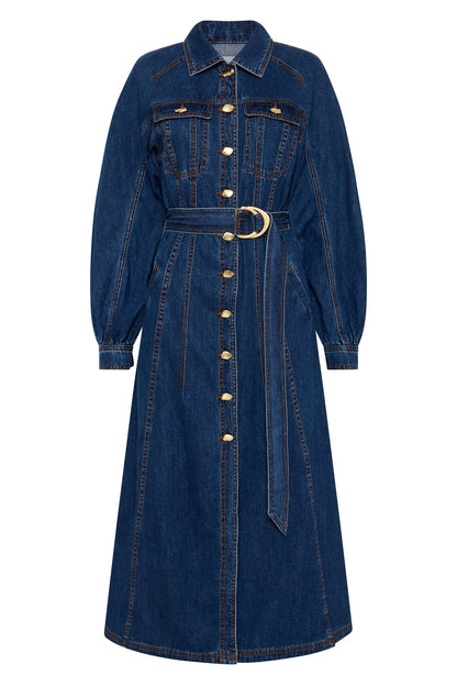 Women Colorado Denim Midi Dress | Aje