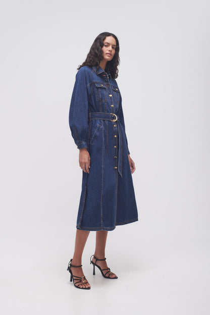 Women Colorado Denim Midi Dress | Aje