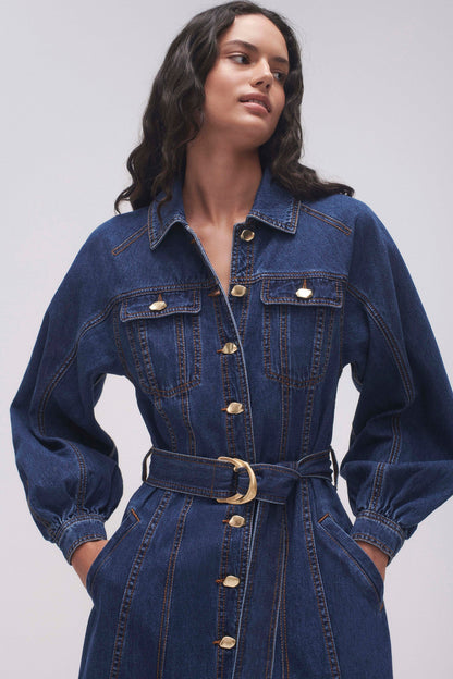 Women Colorado Denim Midi Dress | Aje