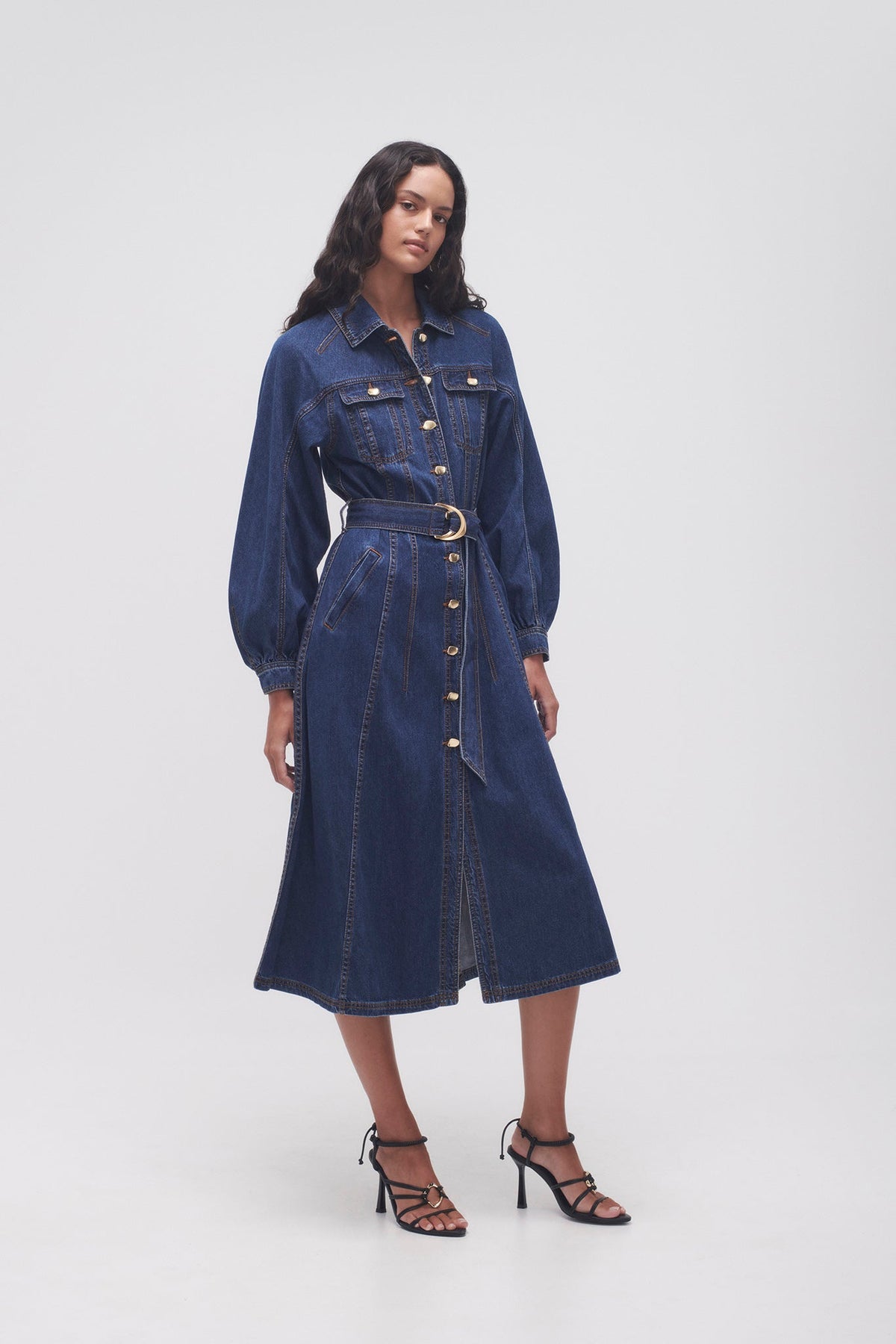 Women Colorado Denim Midi Dress | Aje