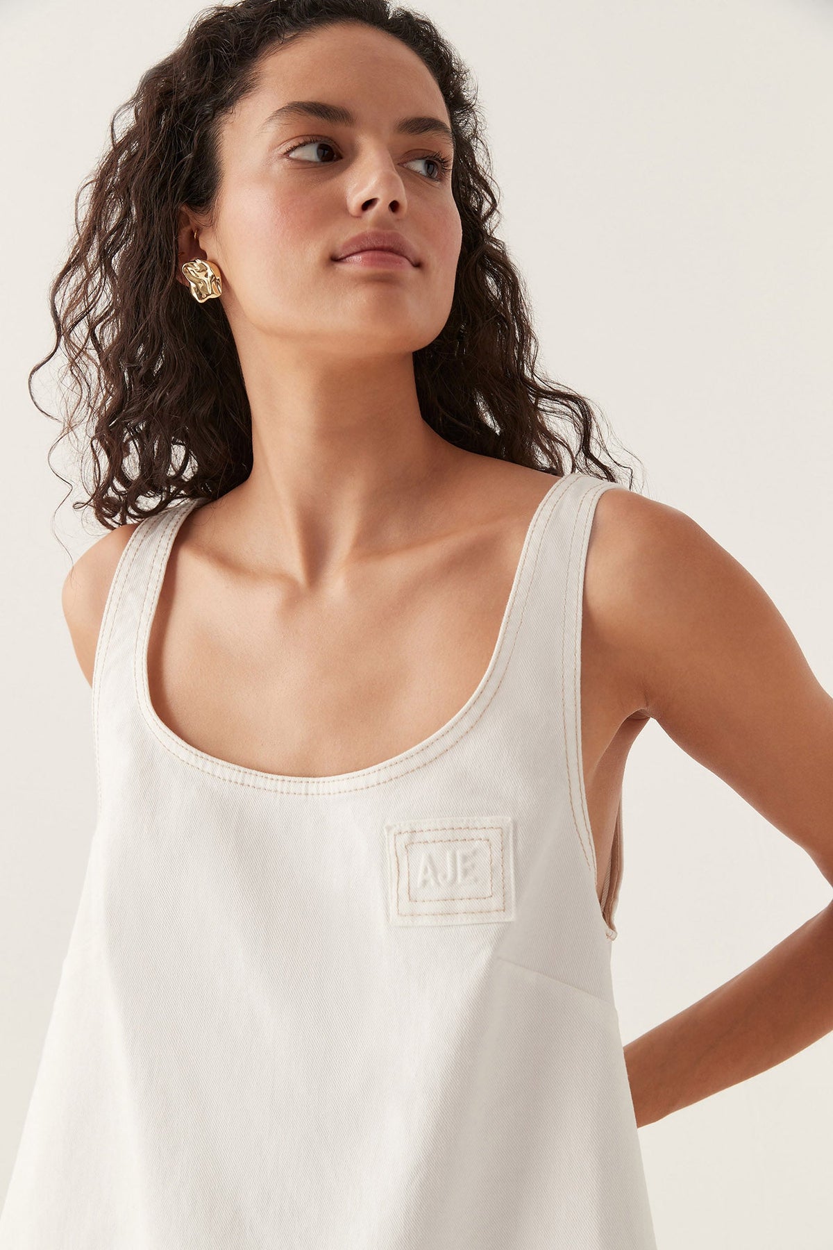 Women Ratio Denim Mini Dress | Aje