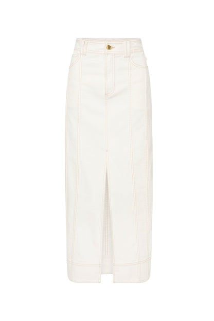 Women Farley Denim Midi Skirt | Aje