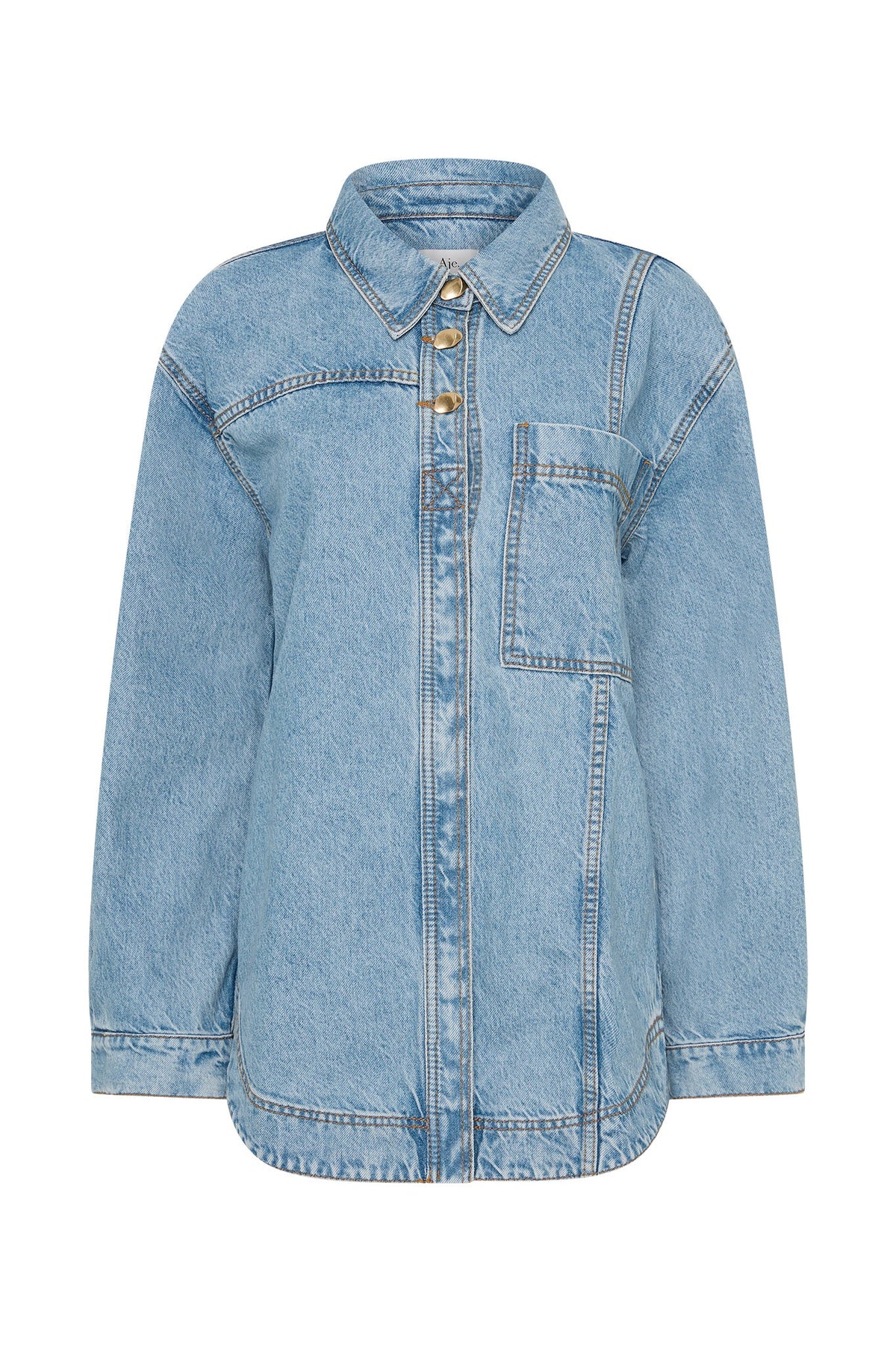 Women Aje x Outland Denim Shirt | Aje
