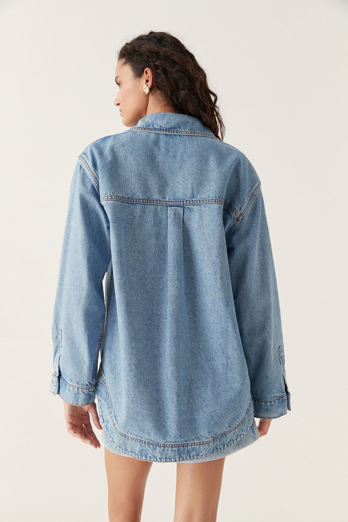 Women Aje x Outland Denim Shirt | Aje