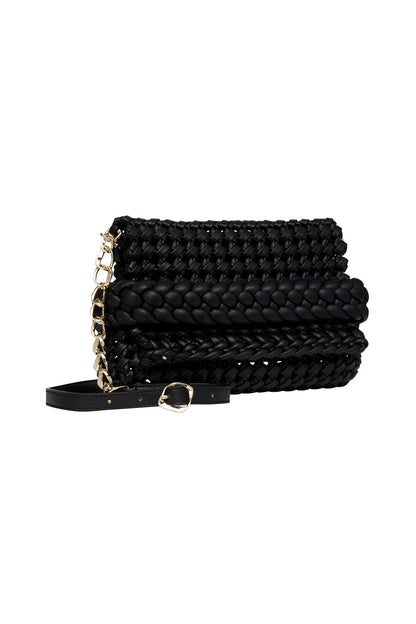 Women Mirage Woven Chain Clutch | Aje