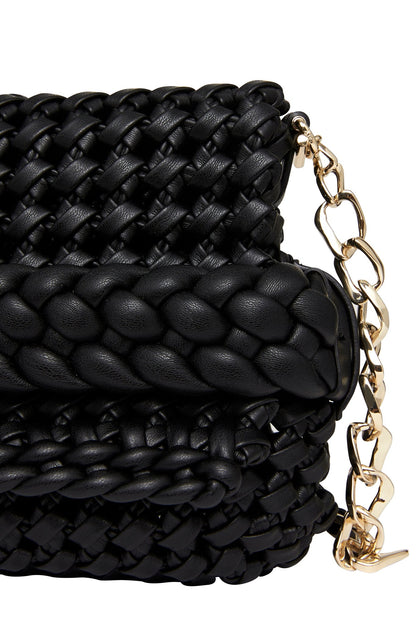 Women Mirage Woven Chain Clutch | Aje