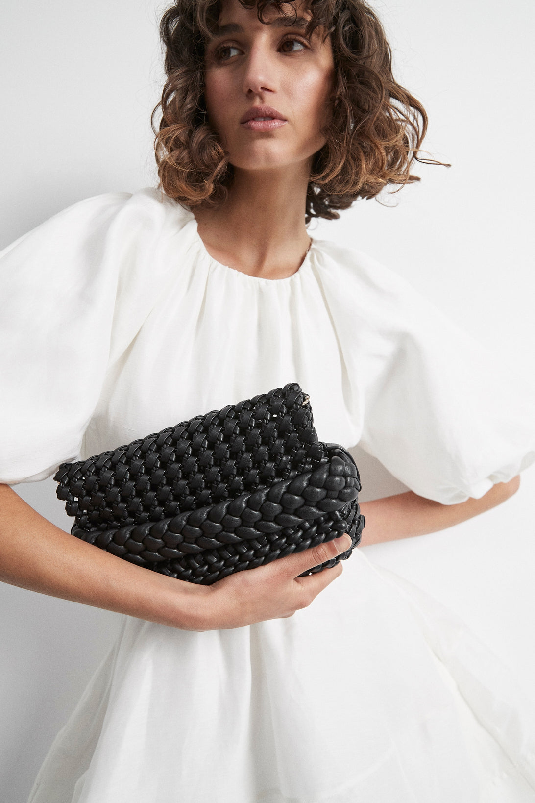 Women Mirage Woven Chain Clutch | Aje