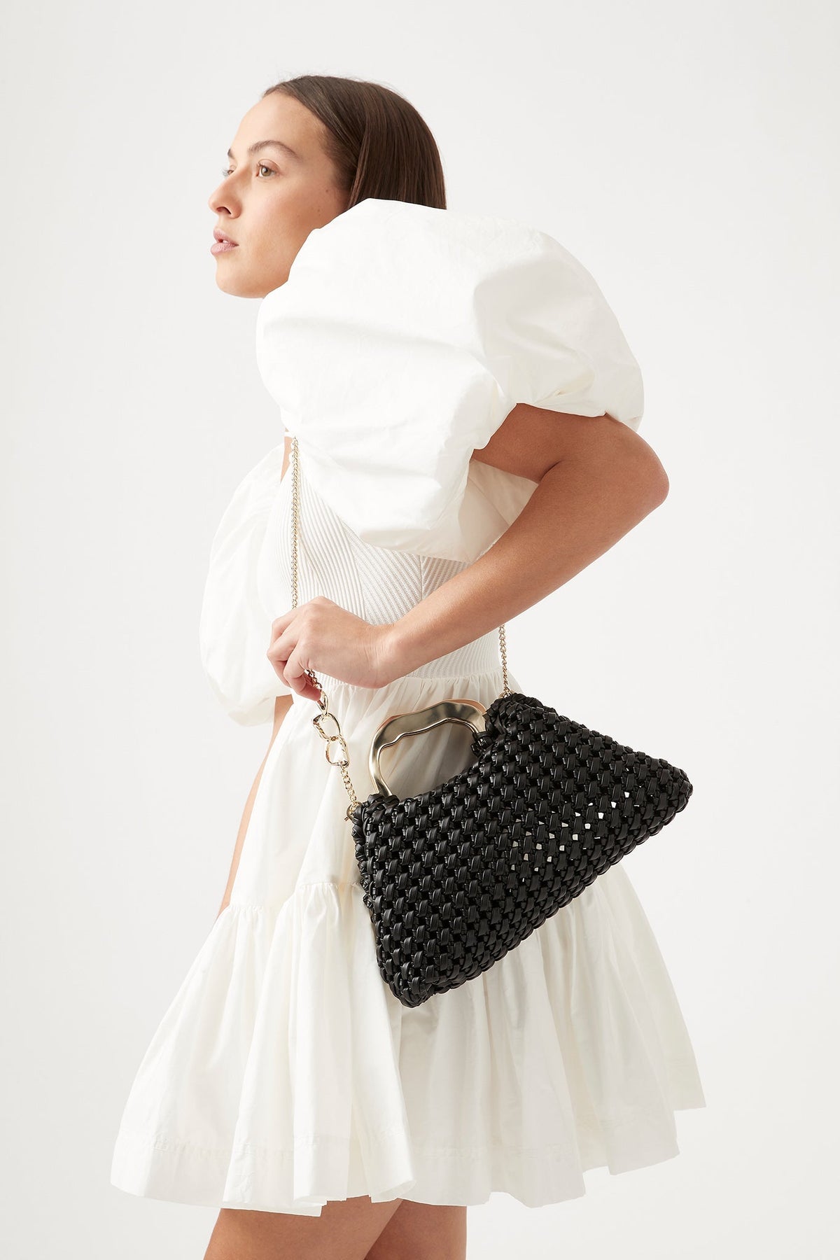 Women New Weave Frame Bag | Aje