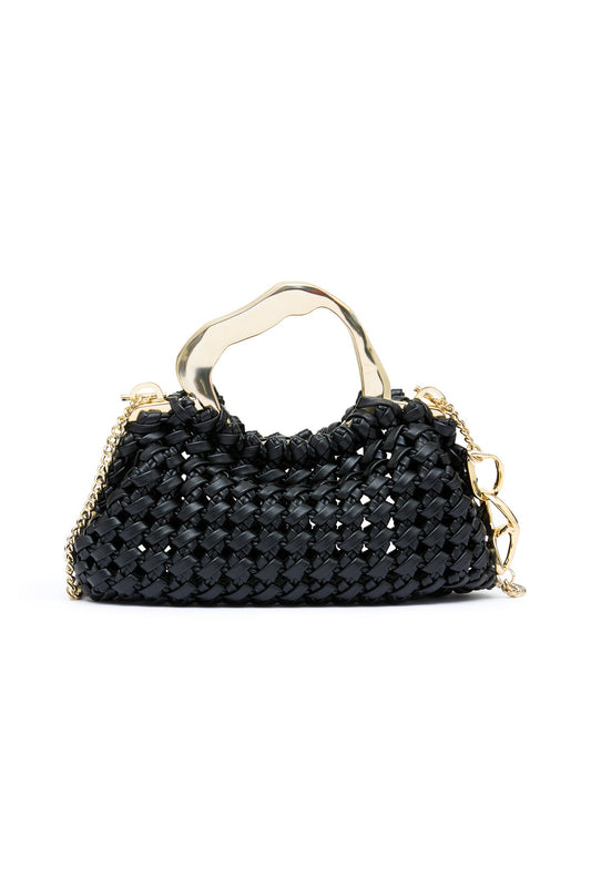 Women New Weave Micro Frame Bag | Aje