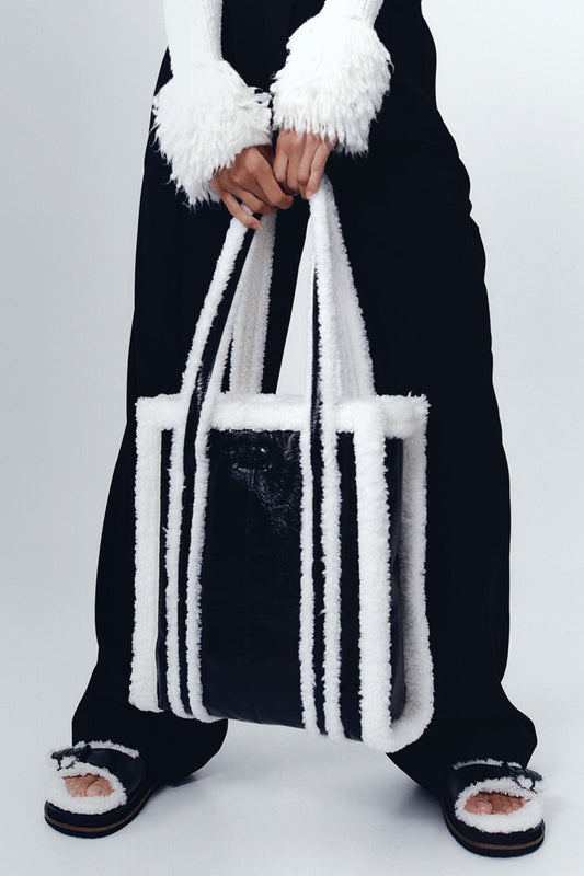Women Stella Shearling Tote | Aje