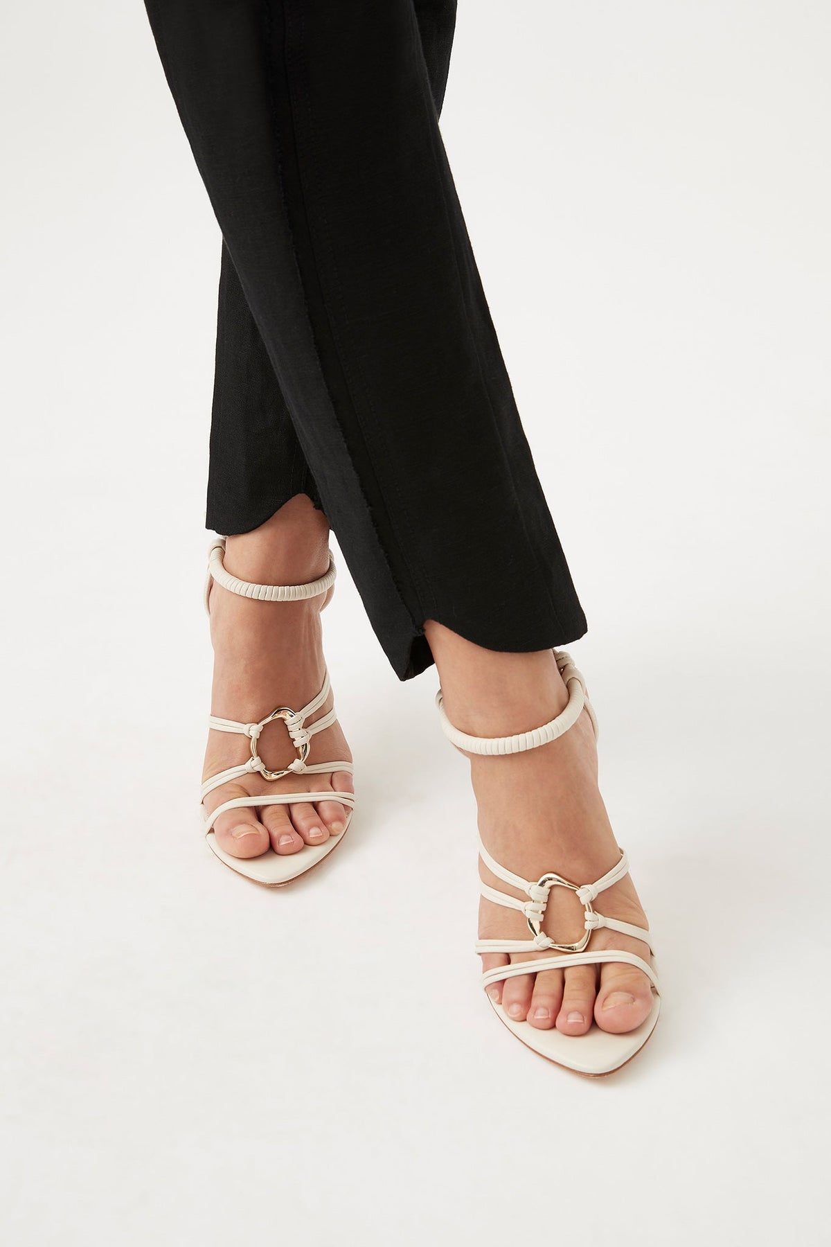 Women Mirage Leather Strappy Heel | Aje