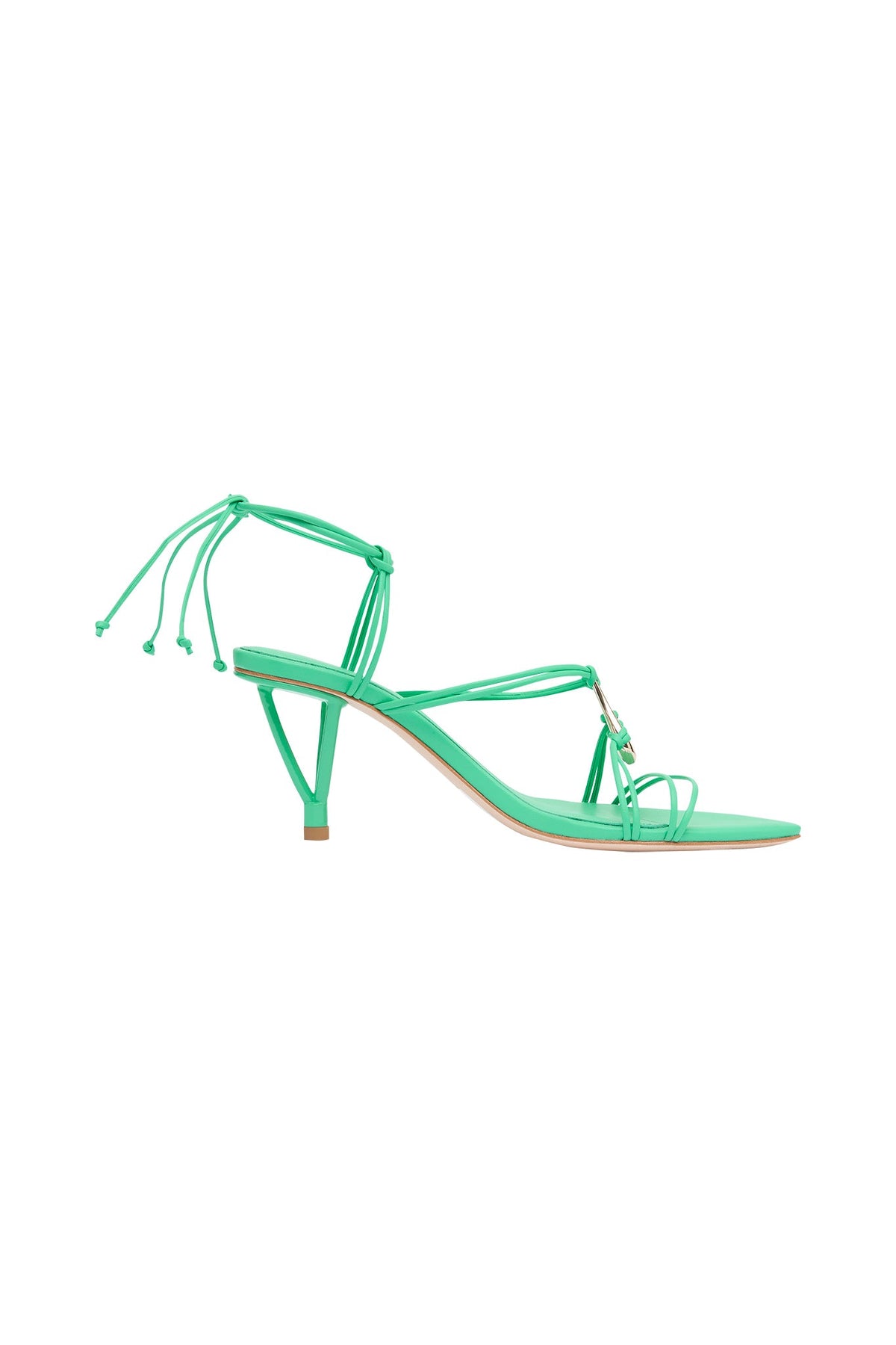 Women Leda Sculptural Mid Heel | Aje
