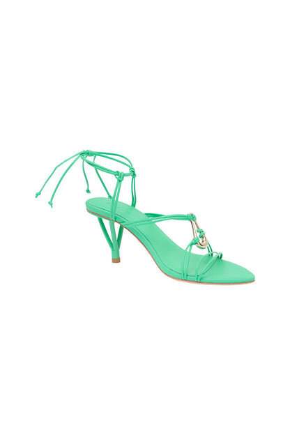 Women Leda Sculptural Mid Heel | Aje