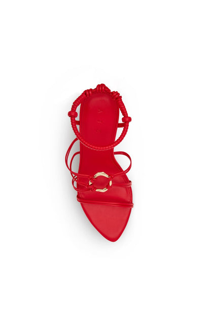Women Mirage Leather Strappy Heel | Aje
