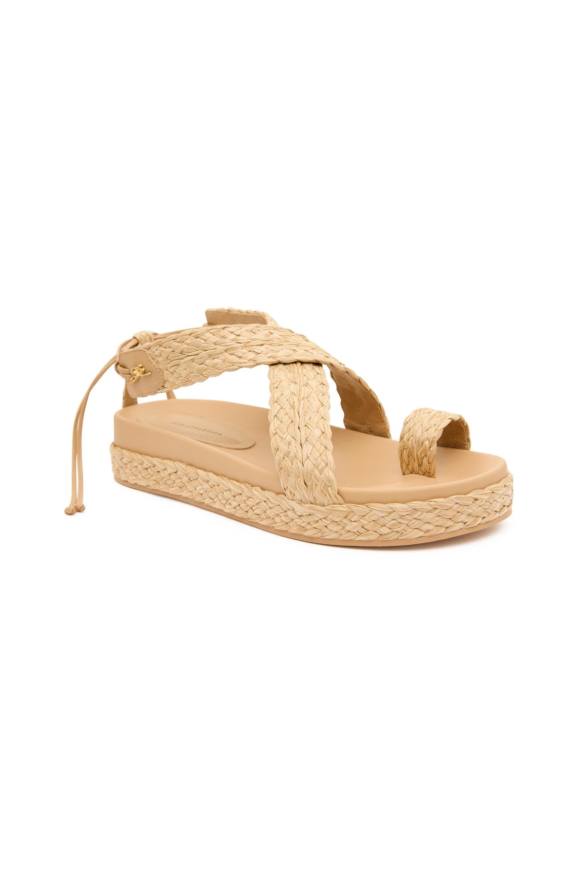 Women Evie Raffia Platform Sandal | Aje
