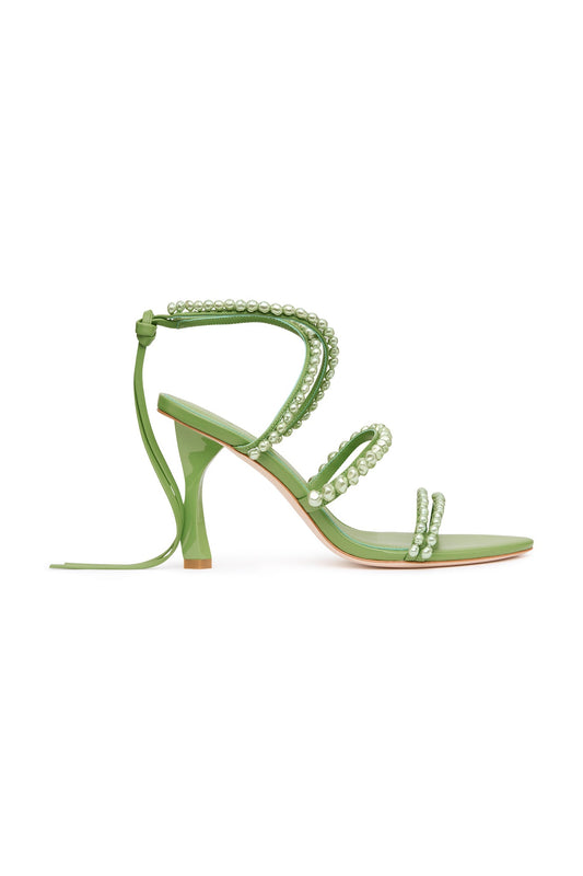 Women Alba Pearl Sculptural Heel | Aje