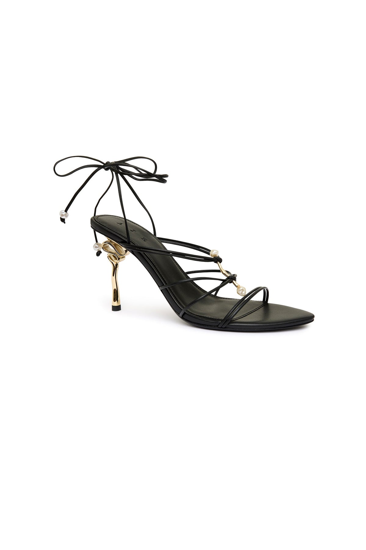 Women Perenna Pearl Bar Strappy Heel | Aje