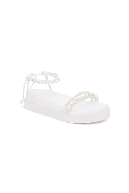 Women Neo Pearl Platform Sandal | Aje