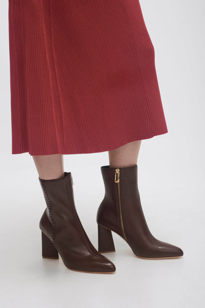 Women Ether Whipstitch Short Boot | Aje