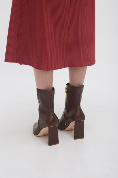 Women Ether Whipstitch Short Boot | Aje