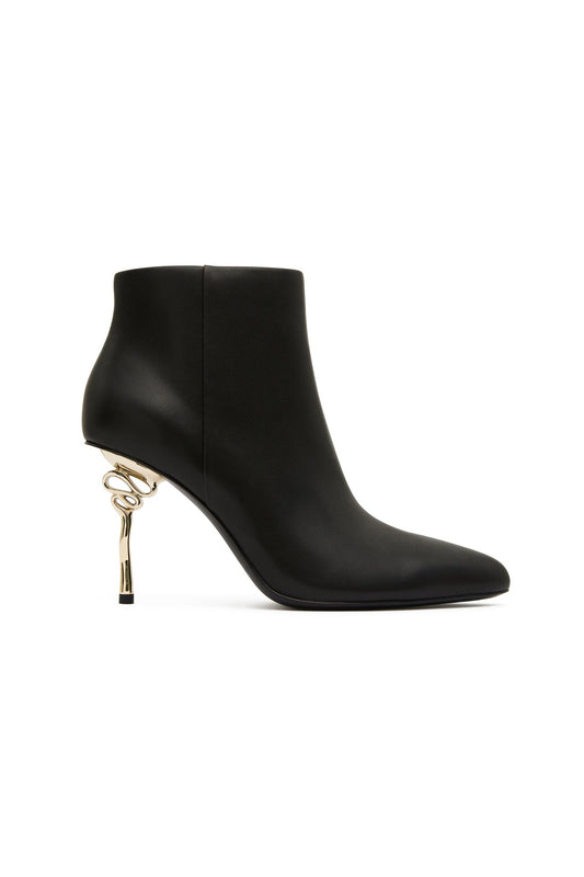 Women Quinn Ribbon Heel Ankle Boot | Aje