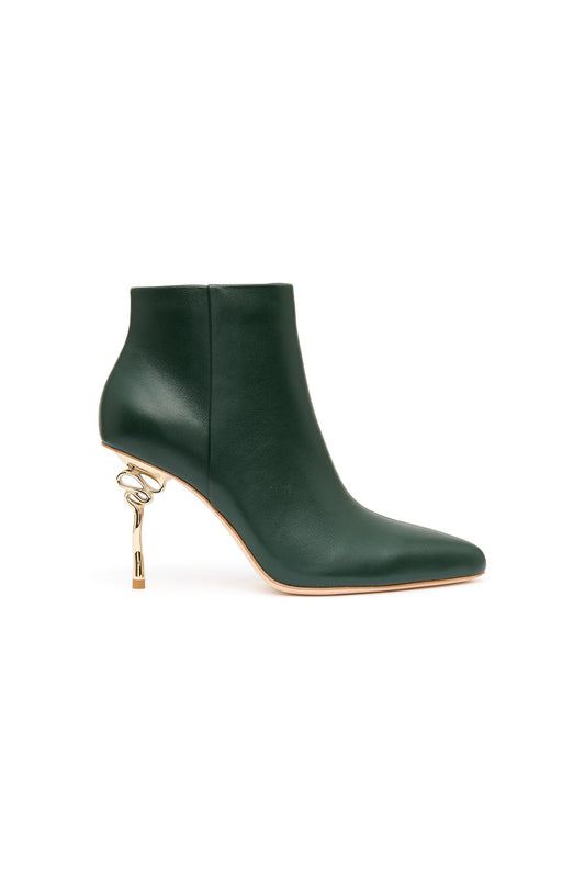 Women Quinn Ribbon Heel Ankle Boot | Aje