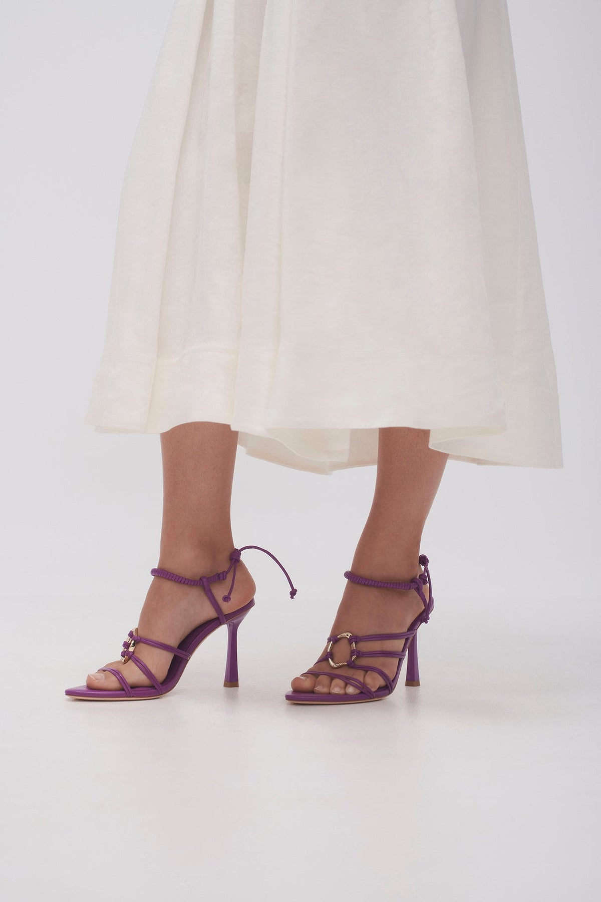 Women Mirage Leather Strappy Heel | Aje