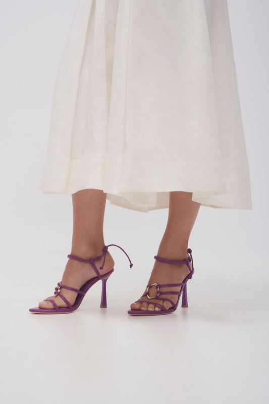 Women Mirage Leather Strappy Heel | Aje