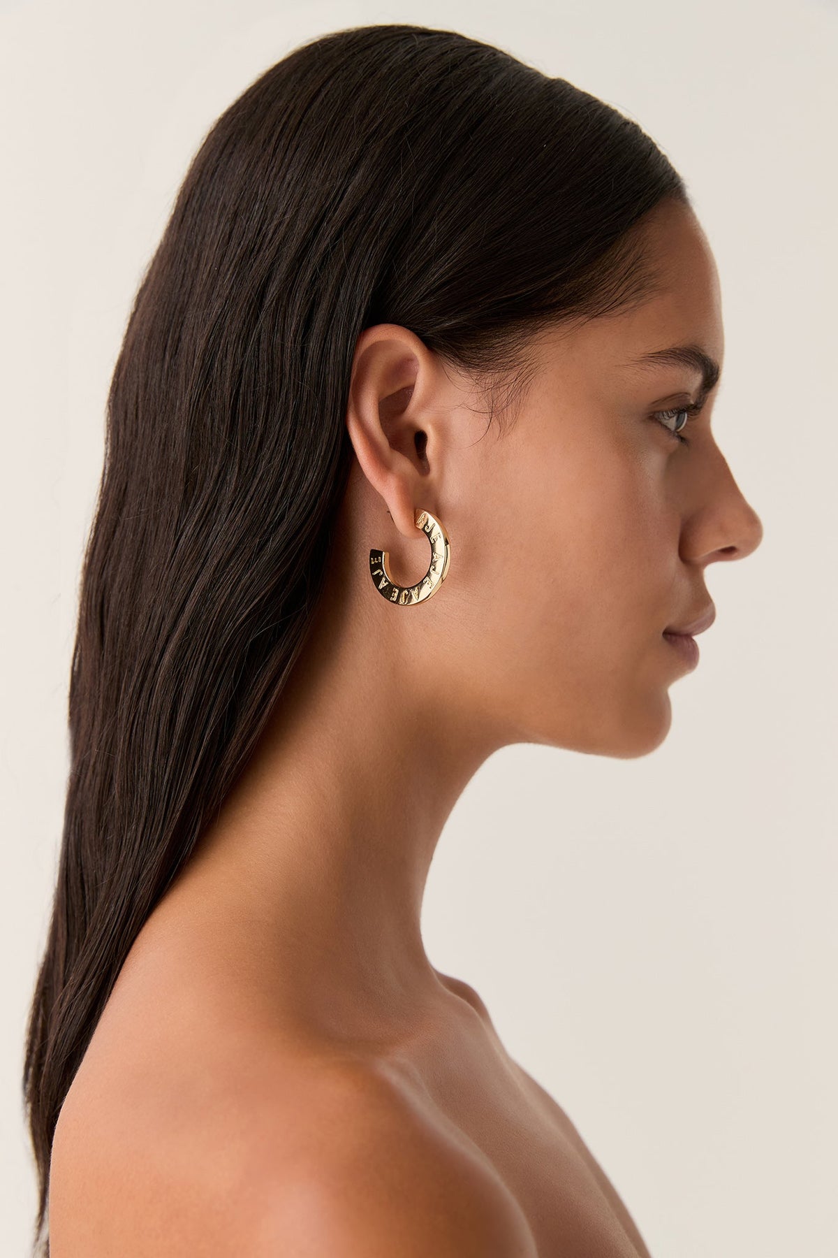 Women Celia Logo Hoop | Aje