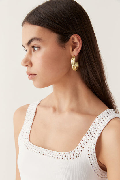 Women Instinct Hoop Stud | Aje