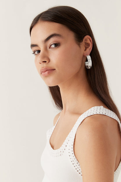 Women Instinct Hoop Stud | Aje