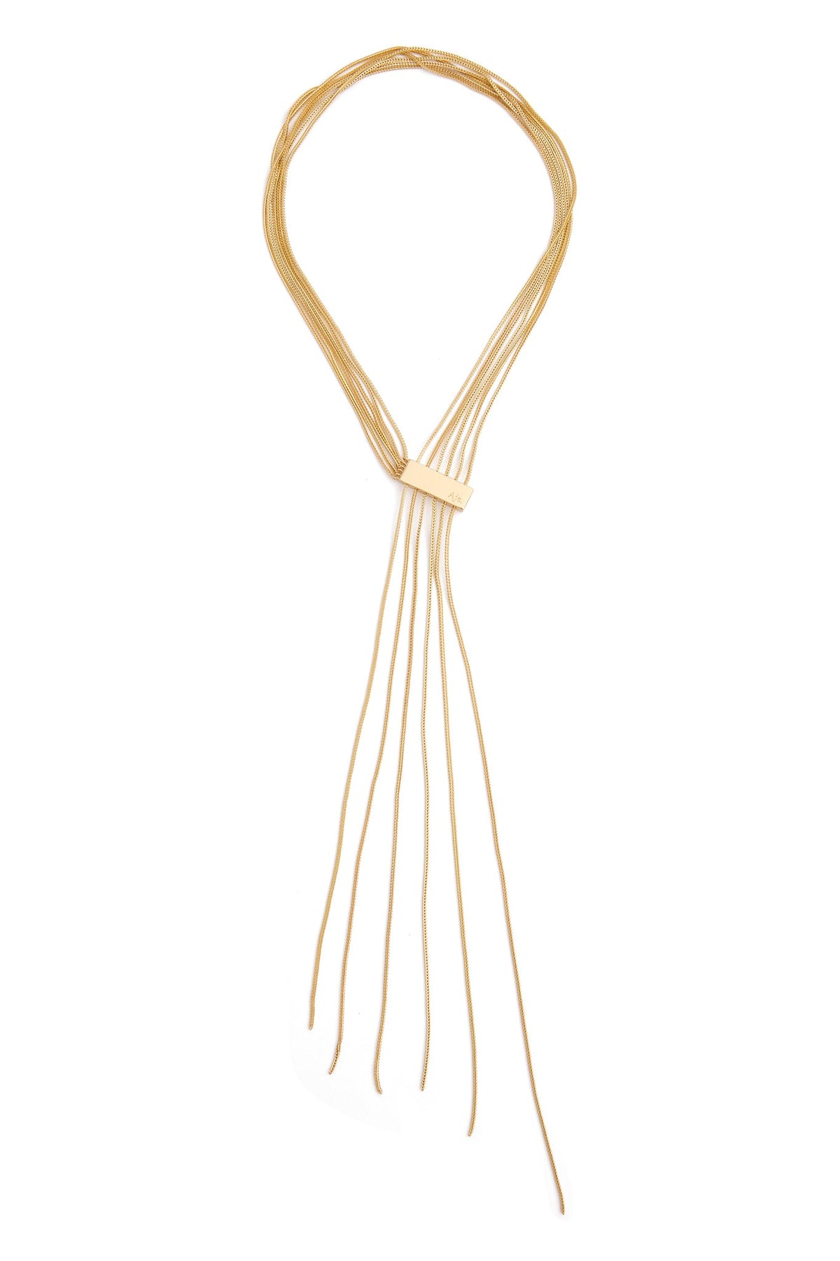 Women Chevron Drop Chain Necklace | Aje