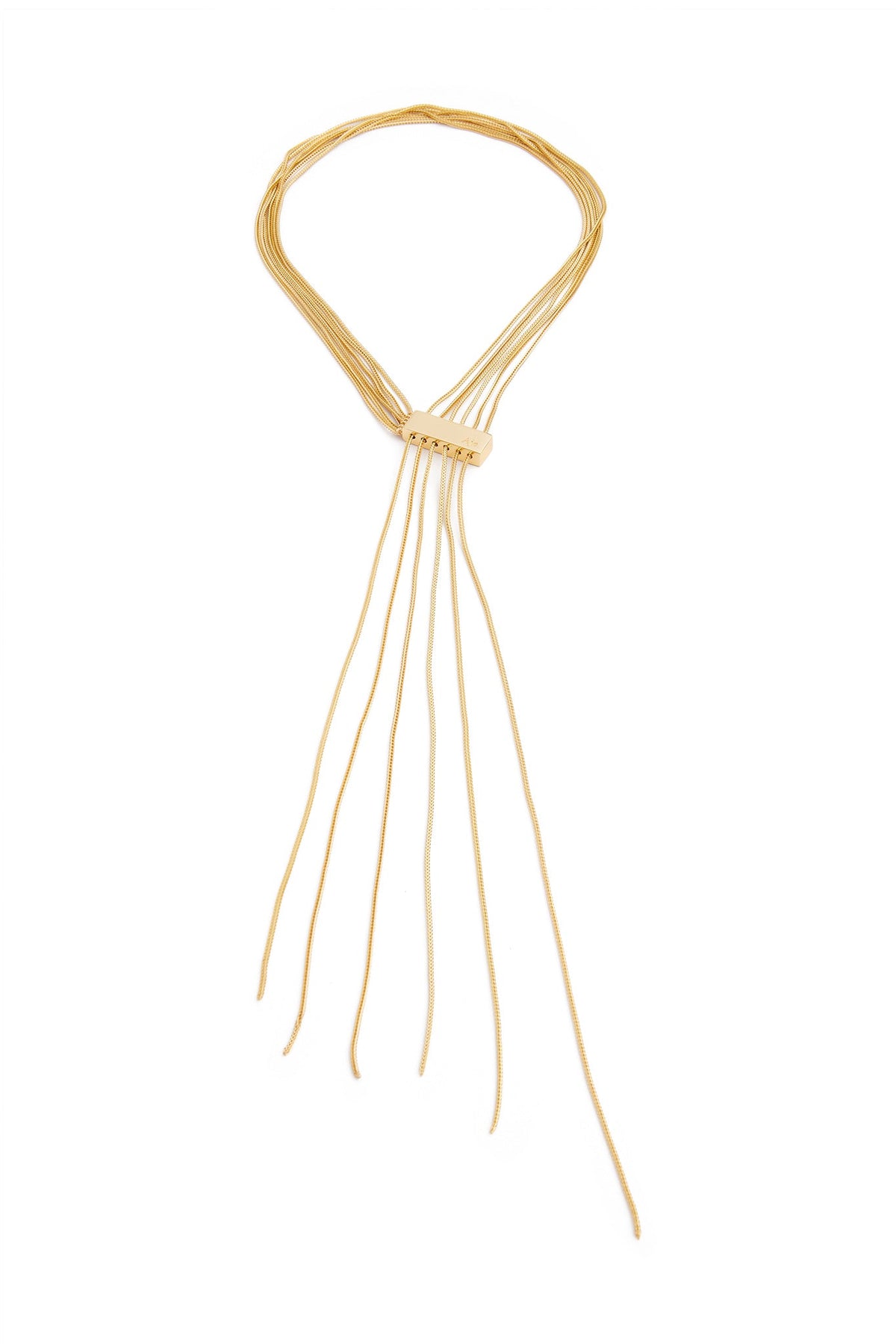 Women Chevron Drop Chain Necklace | Aje