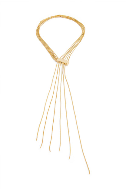 Women Chevron Drop Chain Necklace | Aje