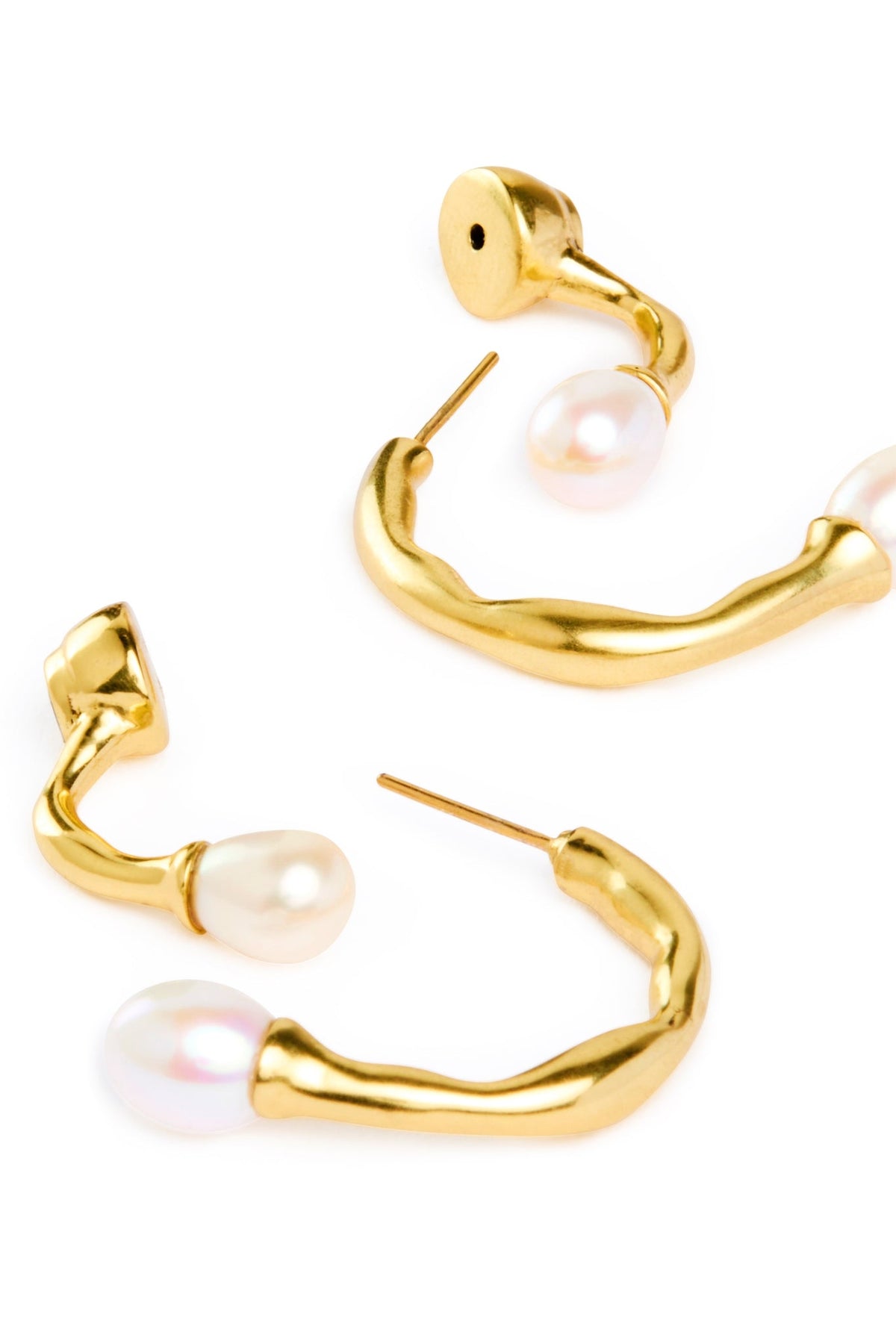 Women Ramona Pearl Bar Hoop | Aje