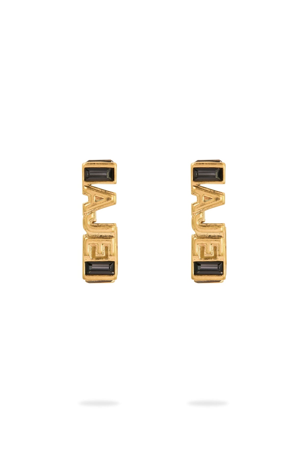 Women Aje Jewel Logo Square Hoop | Aje