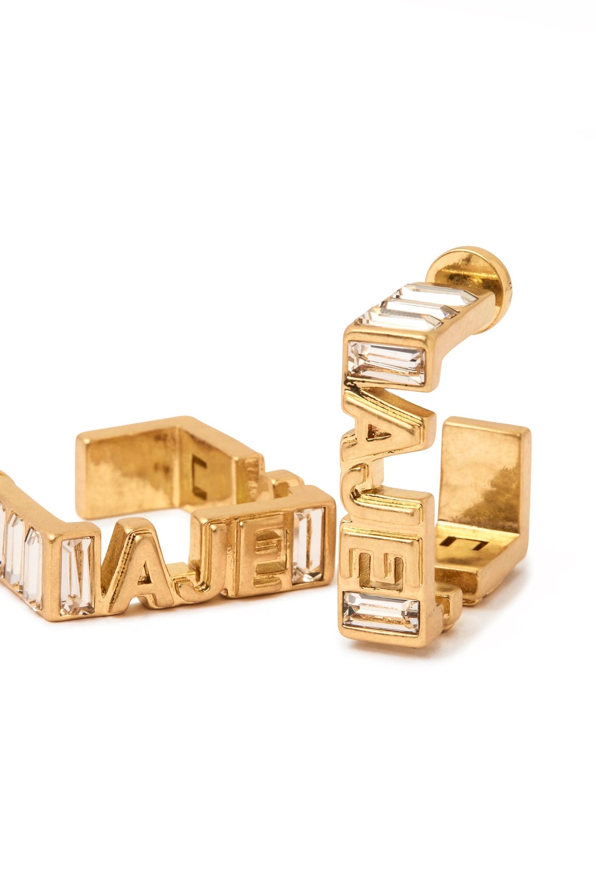 Women Aje Jewel Logo Square Hoop | Aje