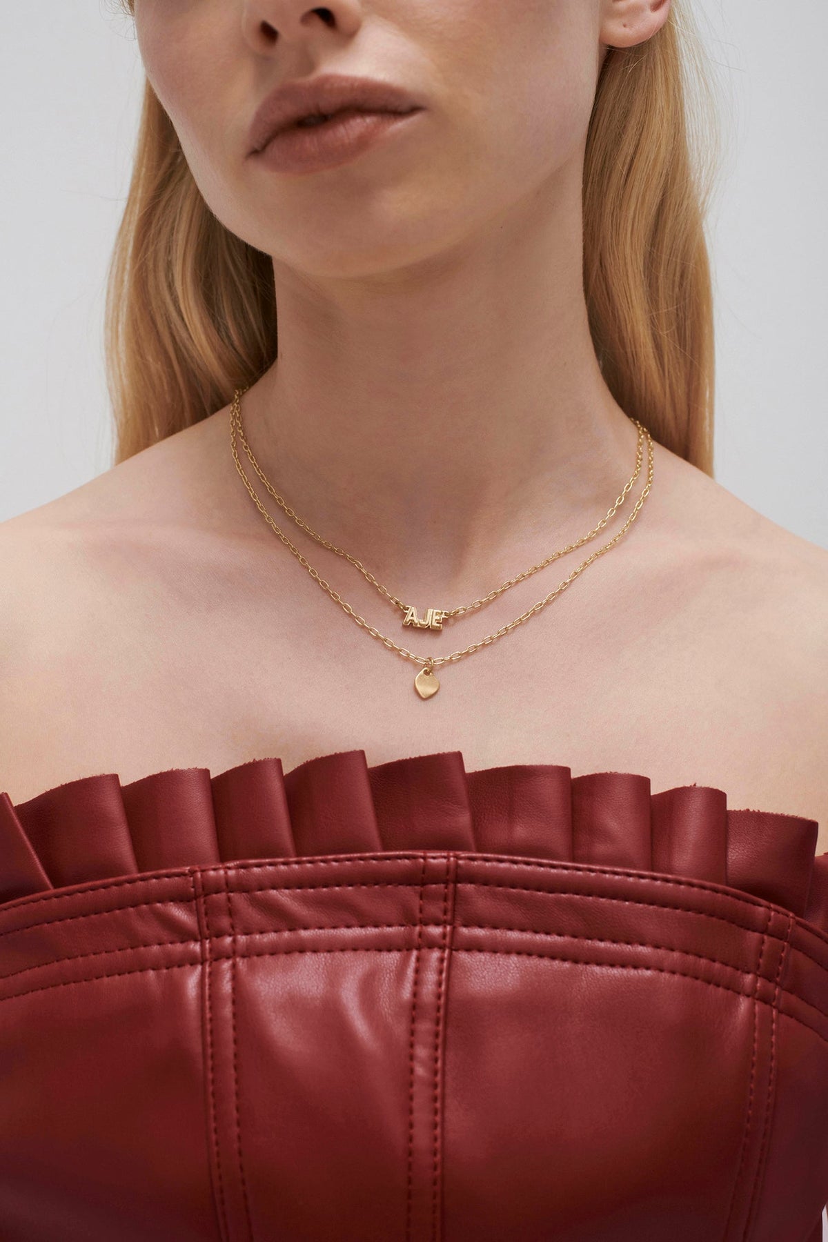 Women Aje Logo Double Strand Necklace | Aje