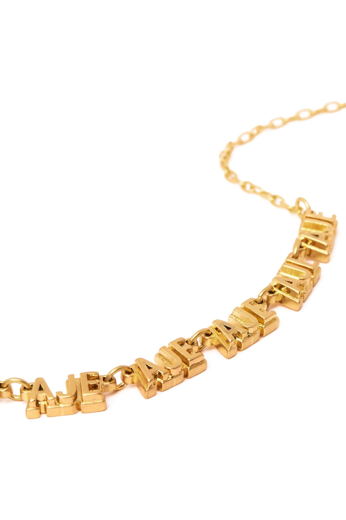 Women Aje Block Logo Necklace | Aje