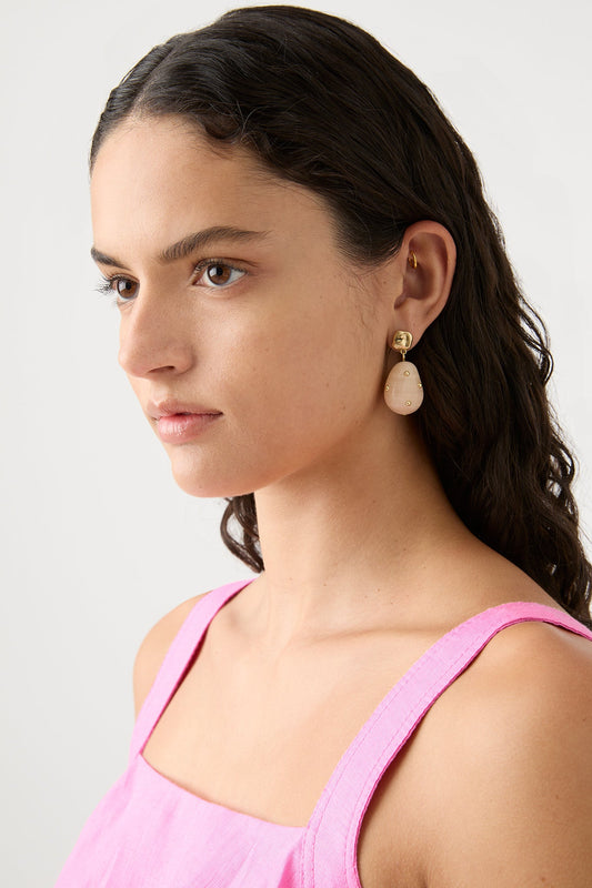 Women Helena Stone Drop Studs | Aje