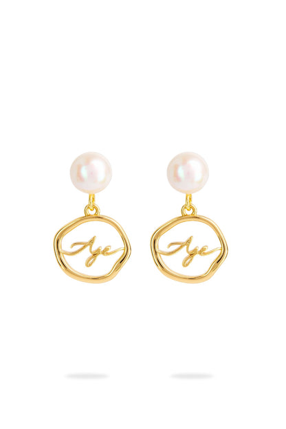 Women Fleur Pearl Drop Earring | Aje