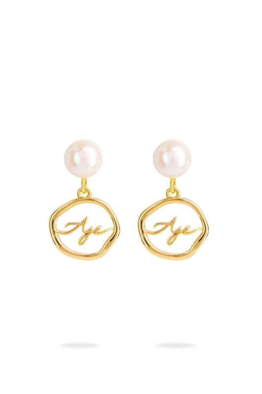 Women Fleur Pearl Drop Earring | Aje