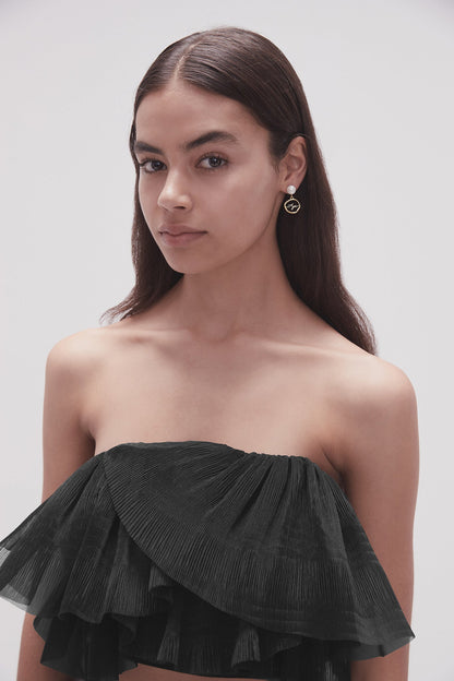 Women Fleur Pearl Drop Earring | Aje