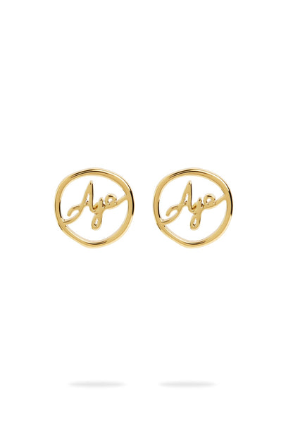 Women Aje Signature Round Stud | Aje