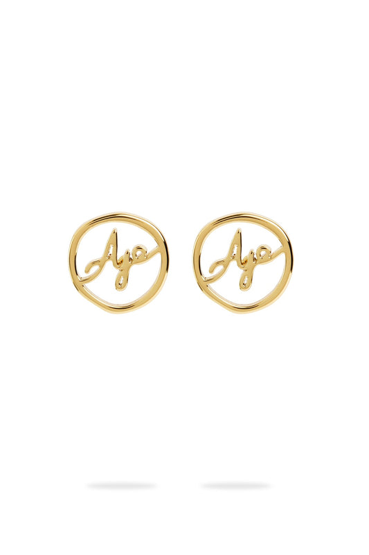 Women Aje Signature Round Stud | Aje