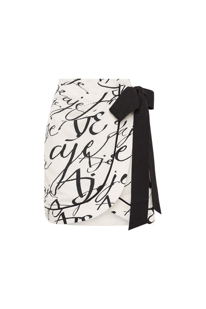 Women Sentiment Sarong Mini Skirt | Aje
