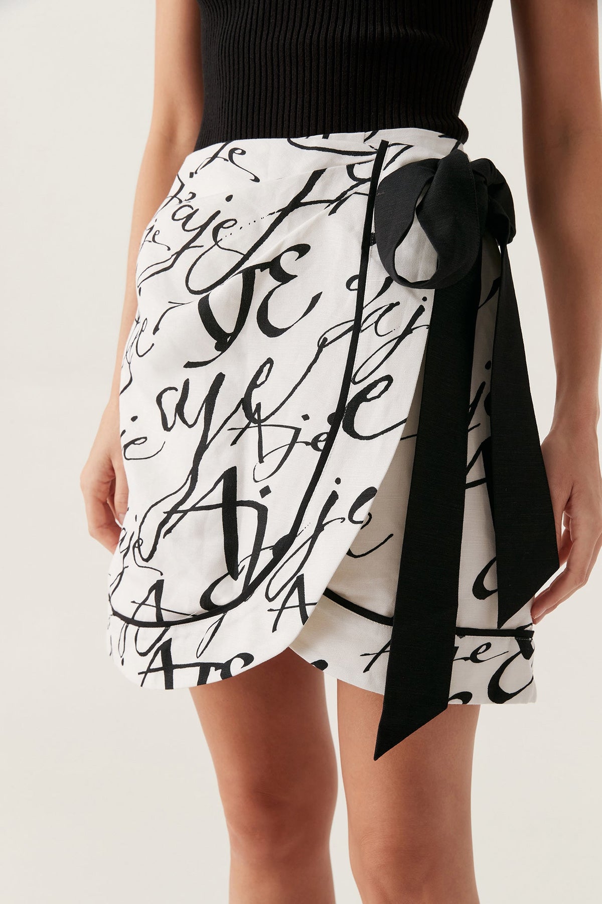 Women Sentiment Sarong Mini Skirt | Aje