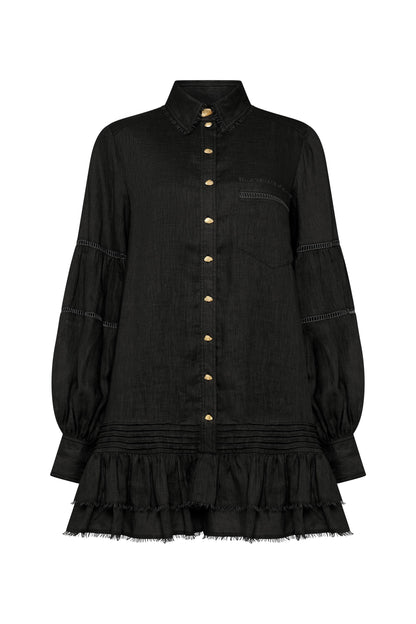 Women Lotus Shirt Mini Dress | Aje