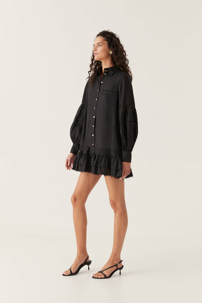 Women Lotus Shirt Mini Dress | Aje