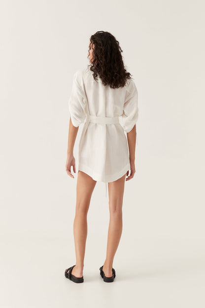 Women Signal Logo Shirt Mini Dress | Aje